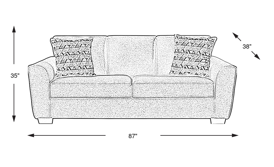 Dimension Image. Please refer to the Dimension Tab on this page for dimension details.