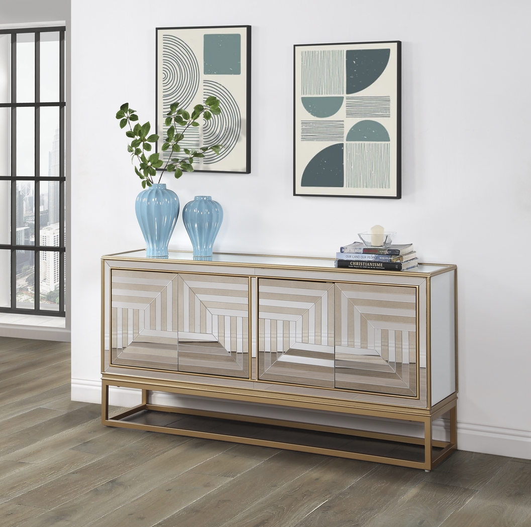 Smithland Gold Credenza - Thumbnail - Image 2