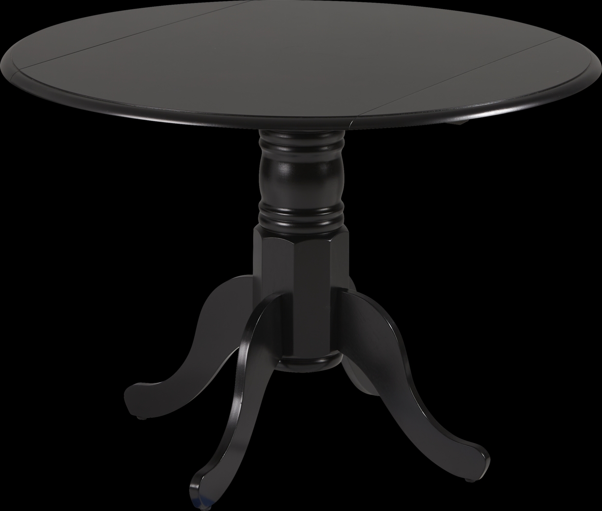 Smithtown Black Round Dining Table - Thumbnail - Image 1