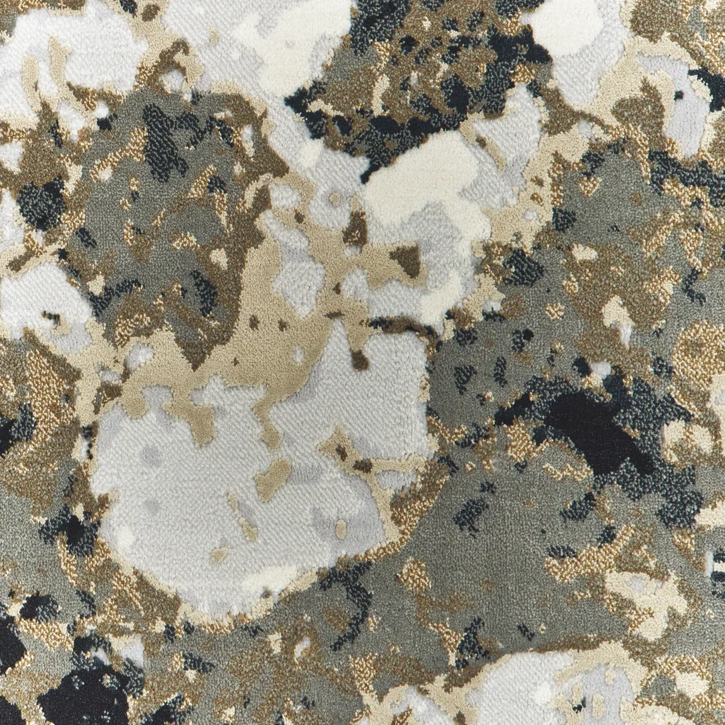 Smokey Lava Navy 5'3 x 7'6 Rug - Thumbnail - Image 4