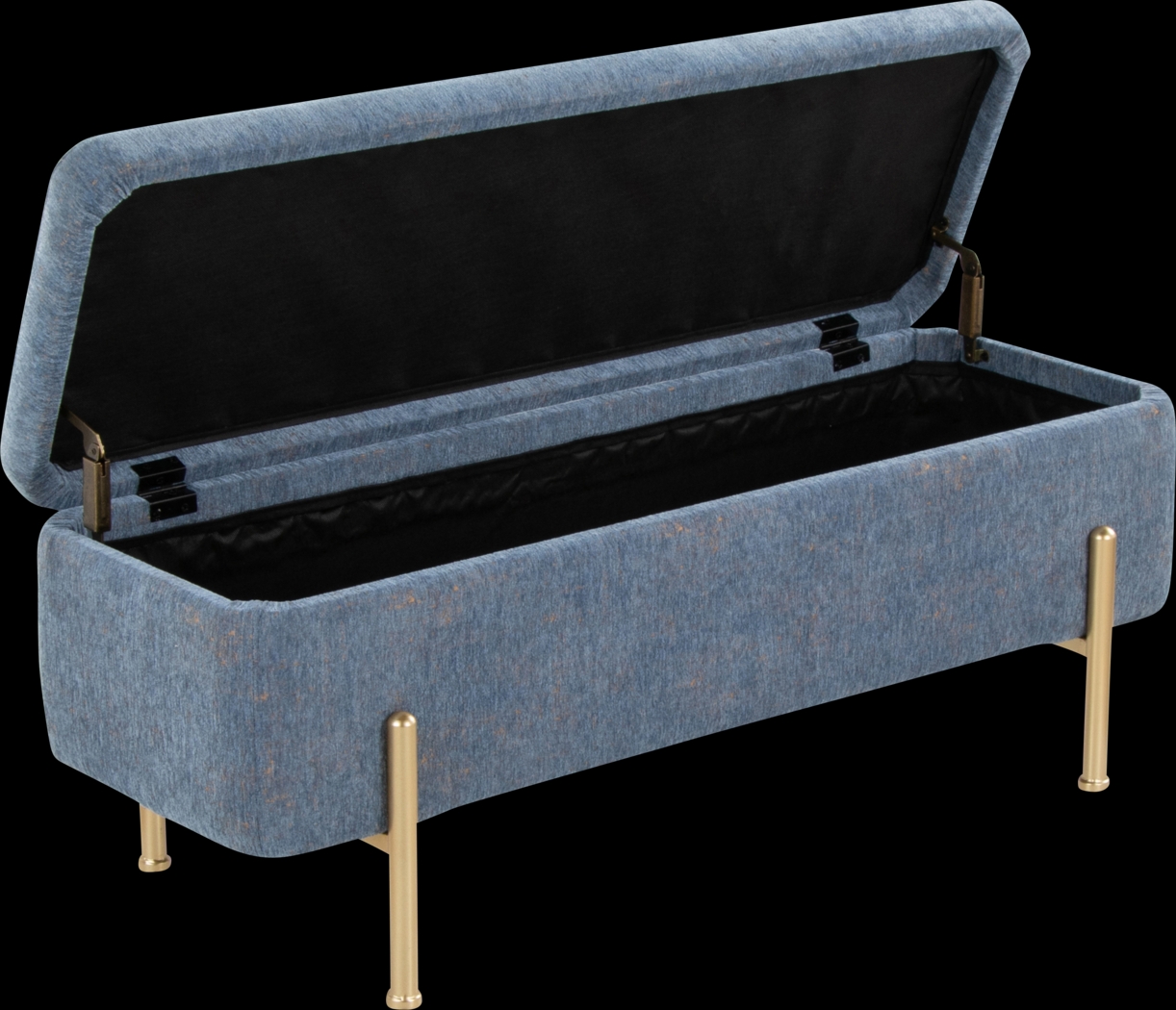 Smout Blue Storage Bench - Thumbnail - Image 6