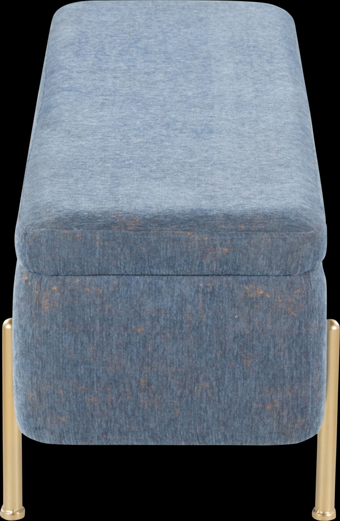 Smout Blue Storage Bench - Thumbnail - Image 7