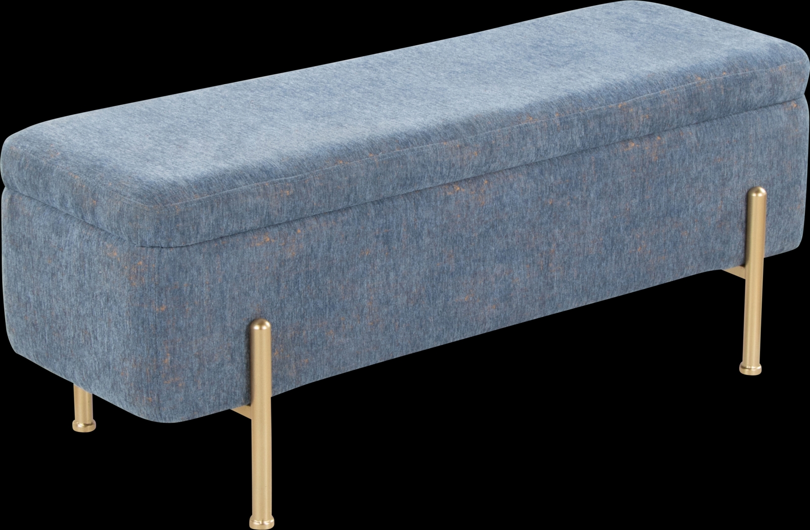 Smout Blue Storage Bench - Thumbnail - Image 1