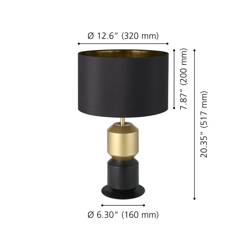 Sobieski Peak Black Lamp - Thumbnail - Image 5