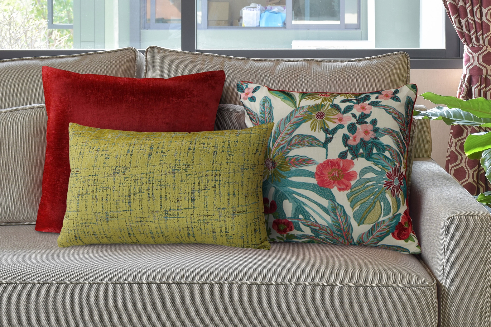 Sobrante Multi 3 Pc Throw Pillow Set - Thumbnail - Image 2