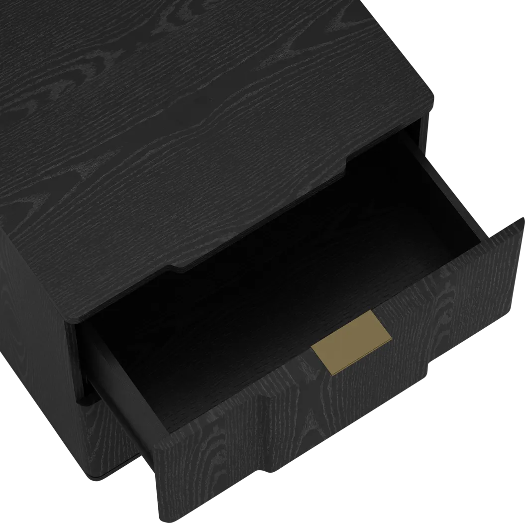 Socia I Black/Gold Nightstand - Thumbnail - Image 4