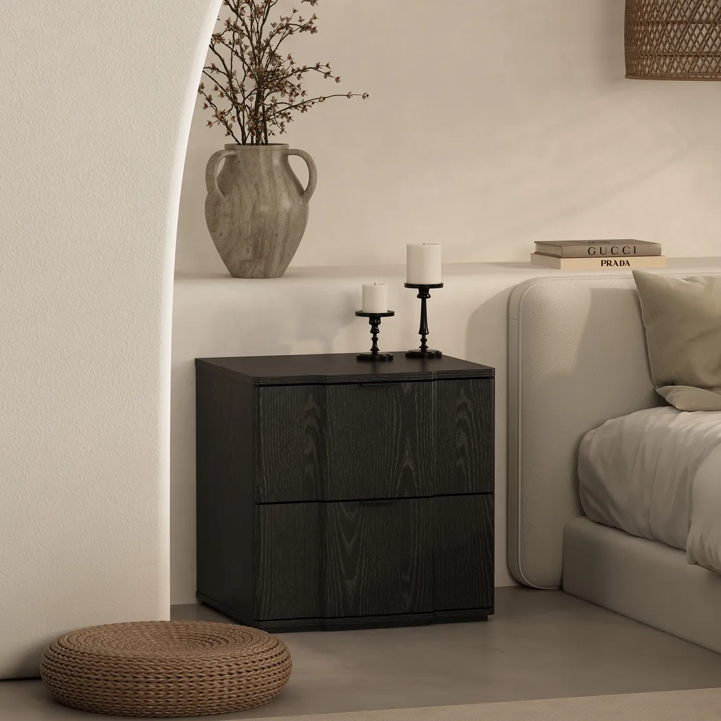 Socia I Black Nightstand - Thumbnail - Image 2