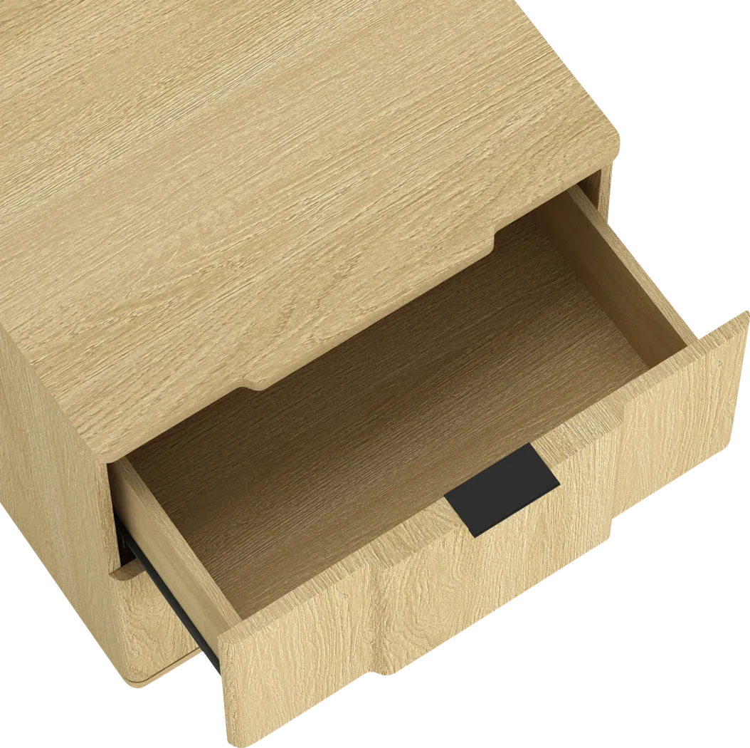 Socia I Natural/Black Nightstand - Thumbnail - Image 5