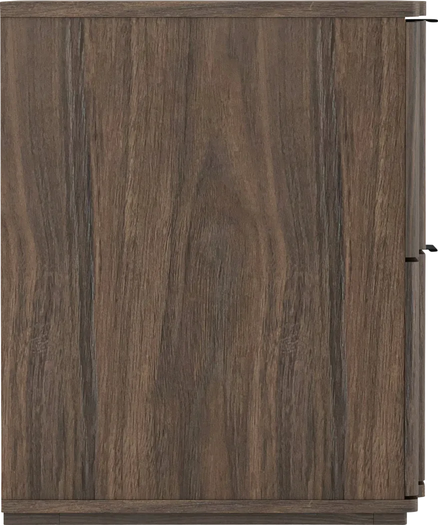 Socia I Walnut/Black Nightstand - Thumbnail - Image 4