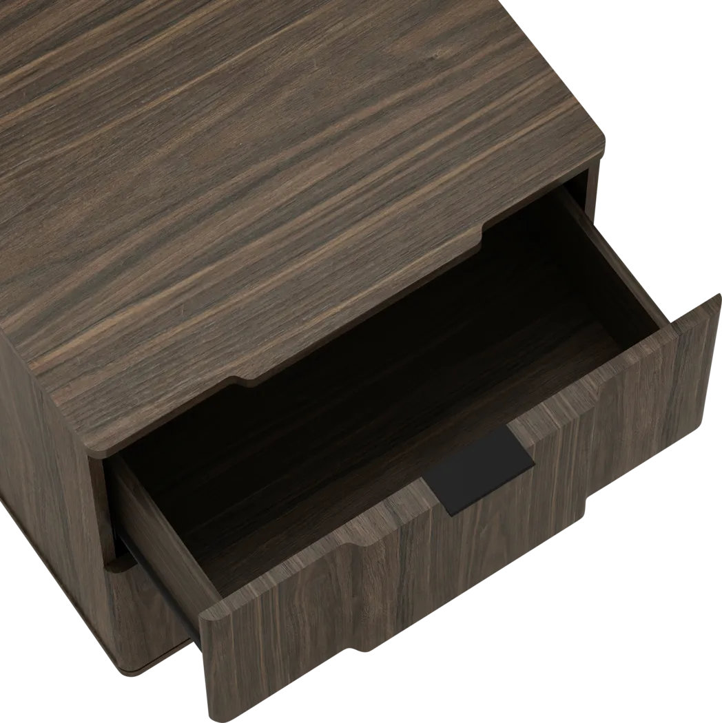 Socia I Walnut/Black Nightstand - Thumbnail - Image 5