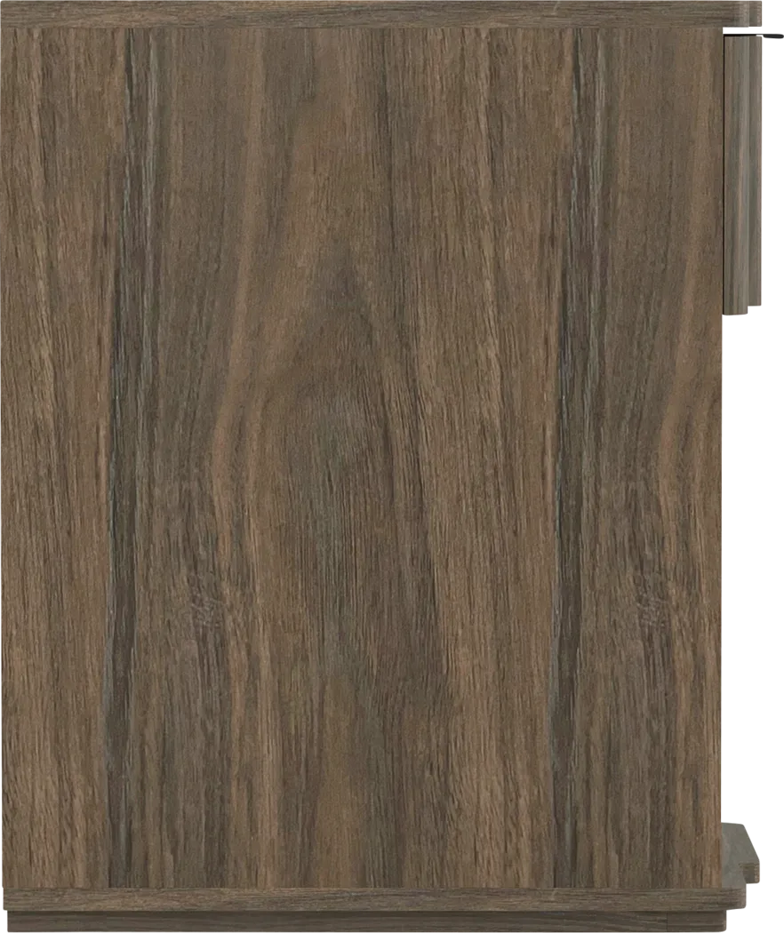 Socia II Walnut/Black Nightstand - Thumbnail - Image 6