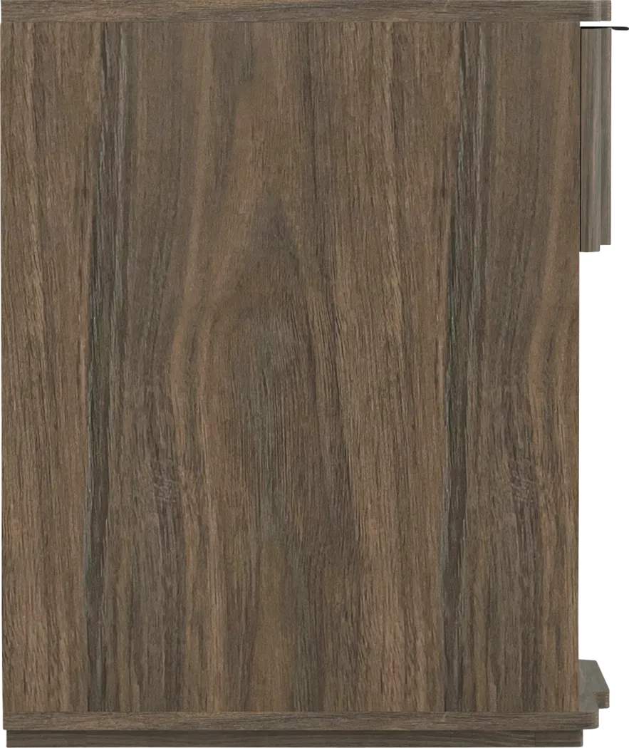 Socia II Walnut/Gold Nightstand - Thumbnail - Image 5