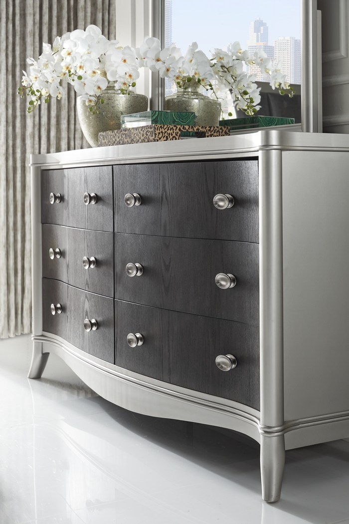 Annabella Espresso 7 Pc Queen Upholstered Bedroom - Thumbnail - Image 6