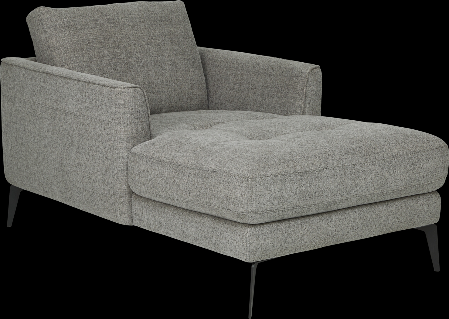 Barbados Graphite Chaise - Thumbnail - Image 1