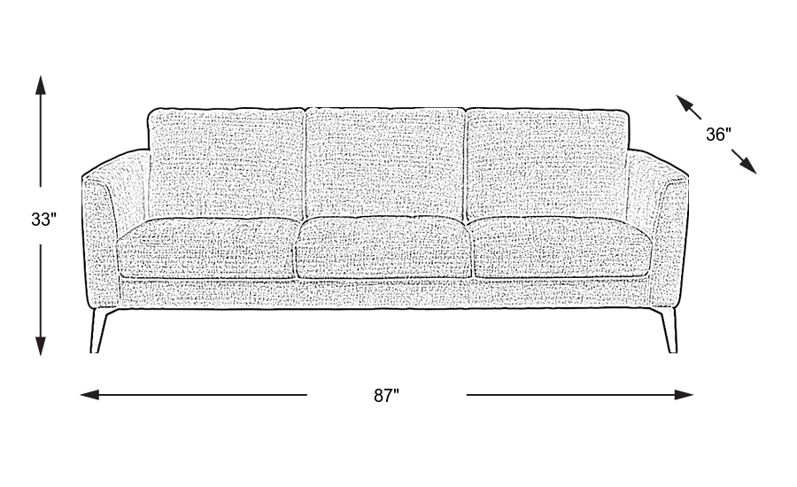 Dimension Image. Please refer to the Dimension Tab on this page for dimension details.