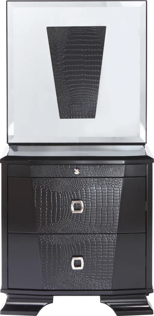 Biscayne Black 2 Pc Pier Nightstand - Thumbnail - Image 1