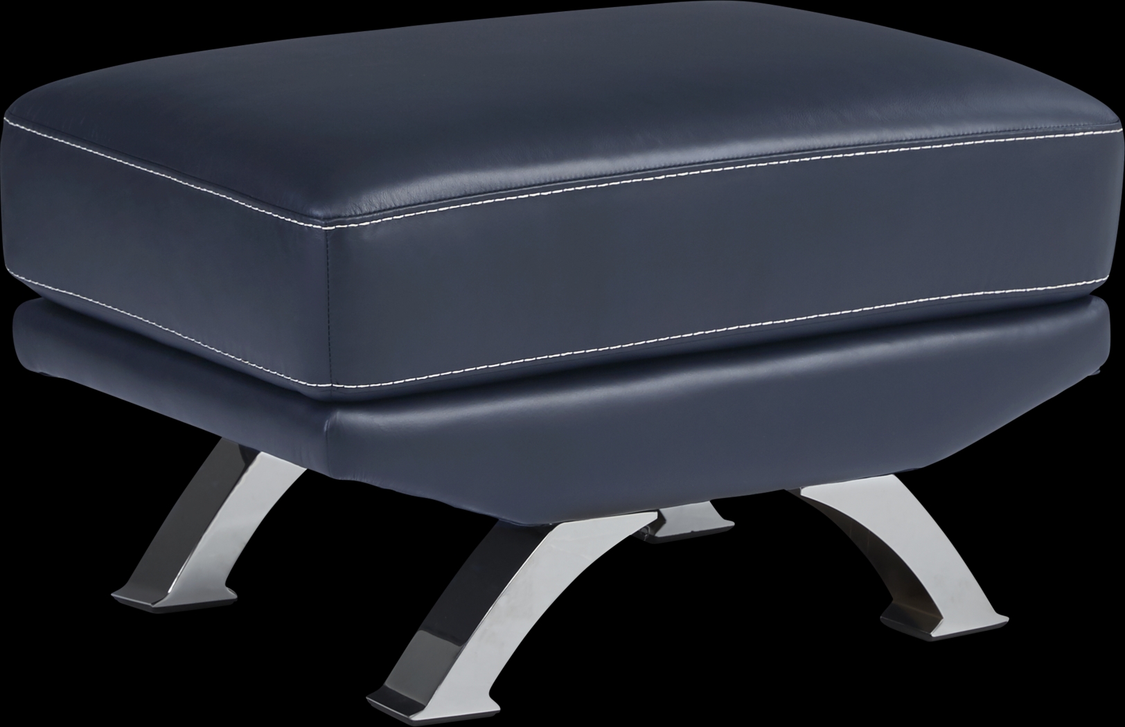 Zaria Blue Ottoman - Thumbnail - Image 2