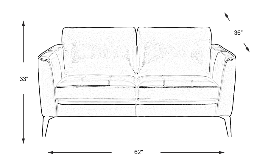 Dimension Image. Please refer to the Dimension Tab on this page for dimension details.