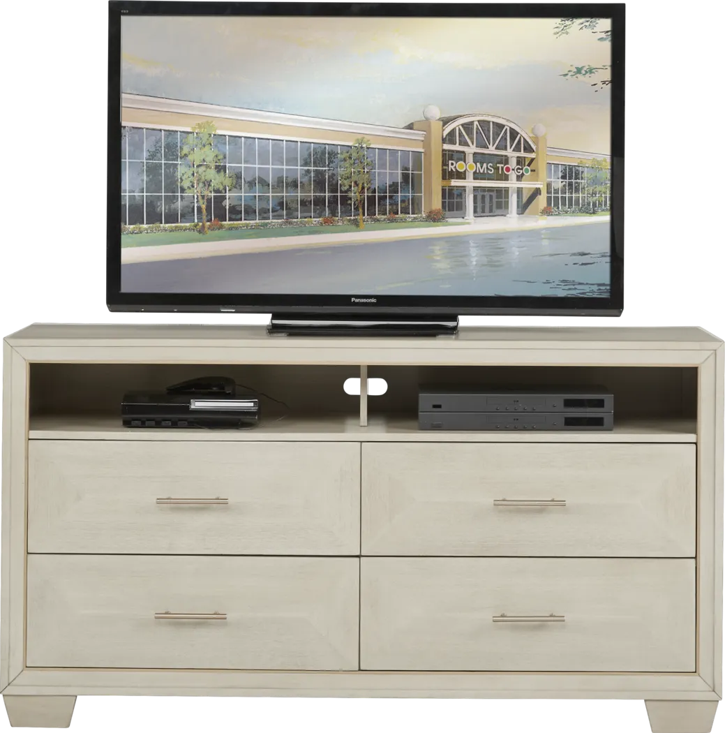 Cambrian Court Ash White 62 in. Console - Thumbnail - Image 1