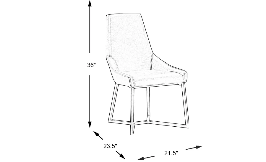 Dimension Image. Please refer to the Dimension Tab on this page for dimension details.