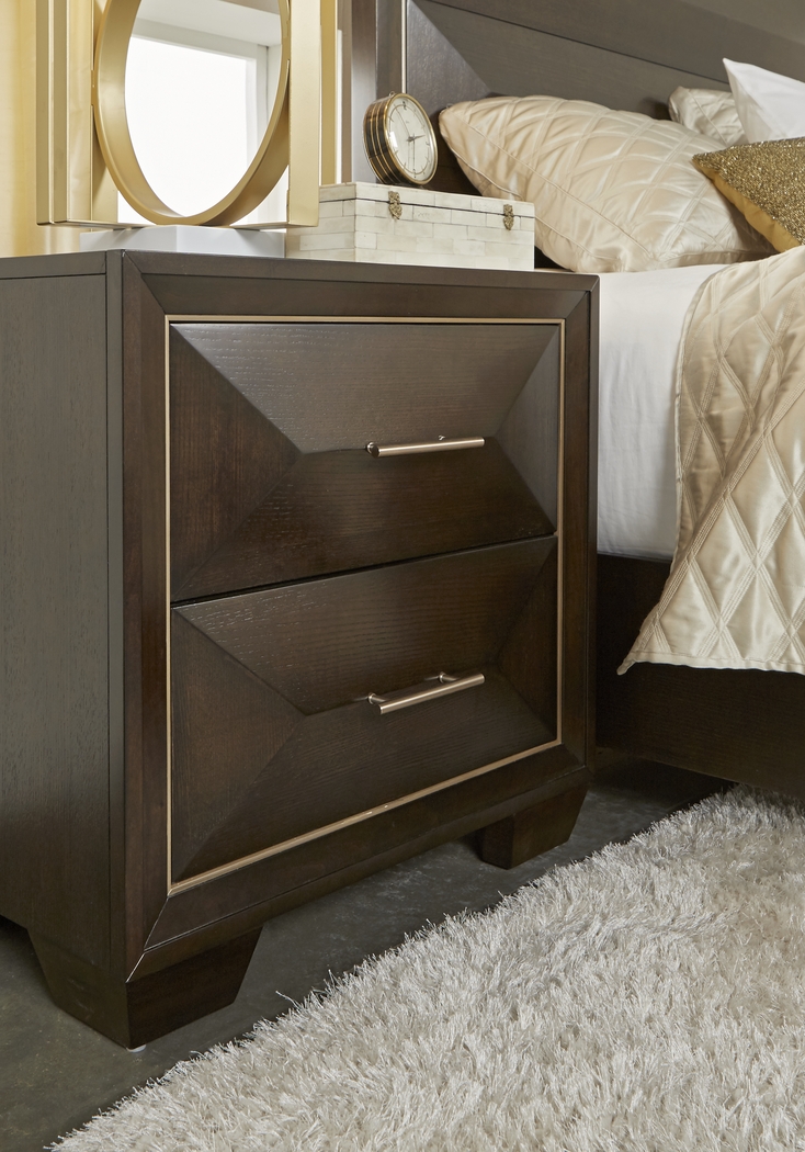 Cambrian Court Brown 6 Pc King Panel Bedroom - Thumbnail - Image 7