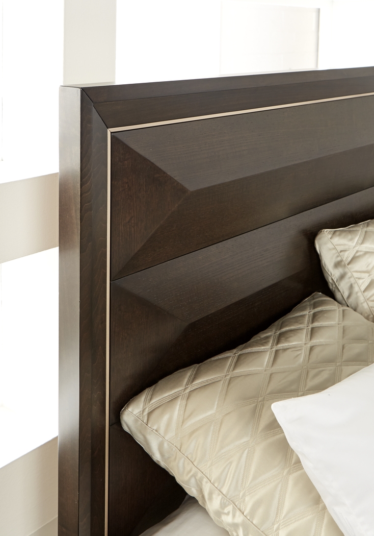 Cambrian Court Chocolate 5 Pc Queen Panel Bedroom - Thumbnail - Image 4