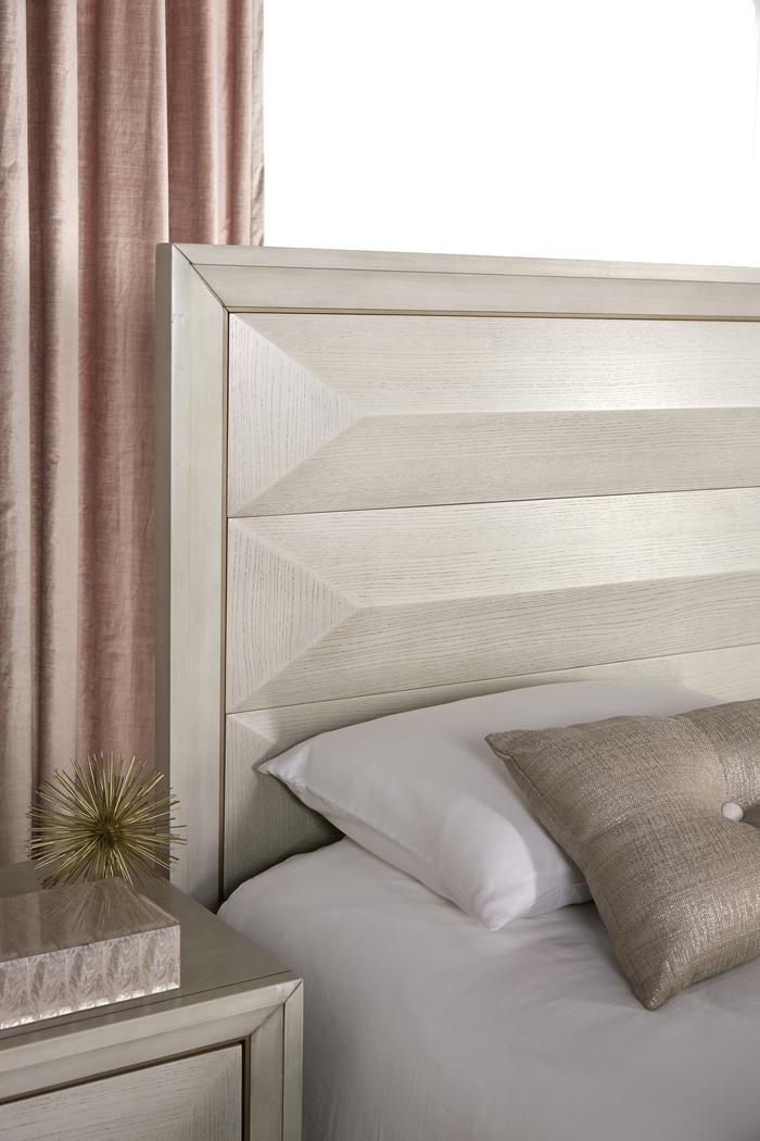 Cambrian Court White 5 Pc King Panel Bedroom - Thumbnail - Image 4