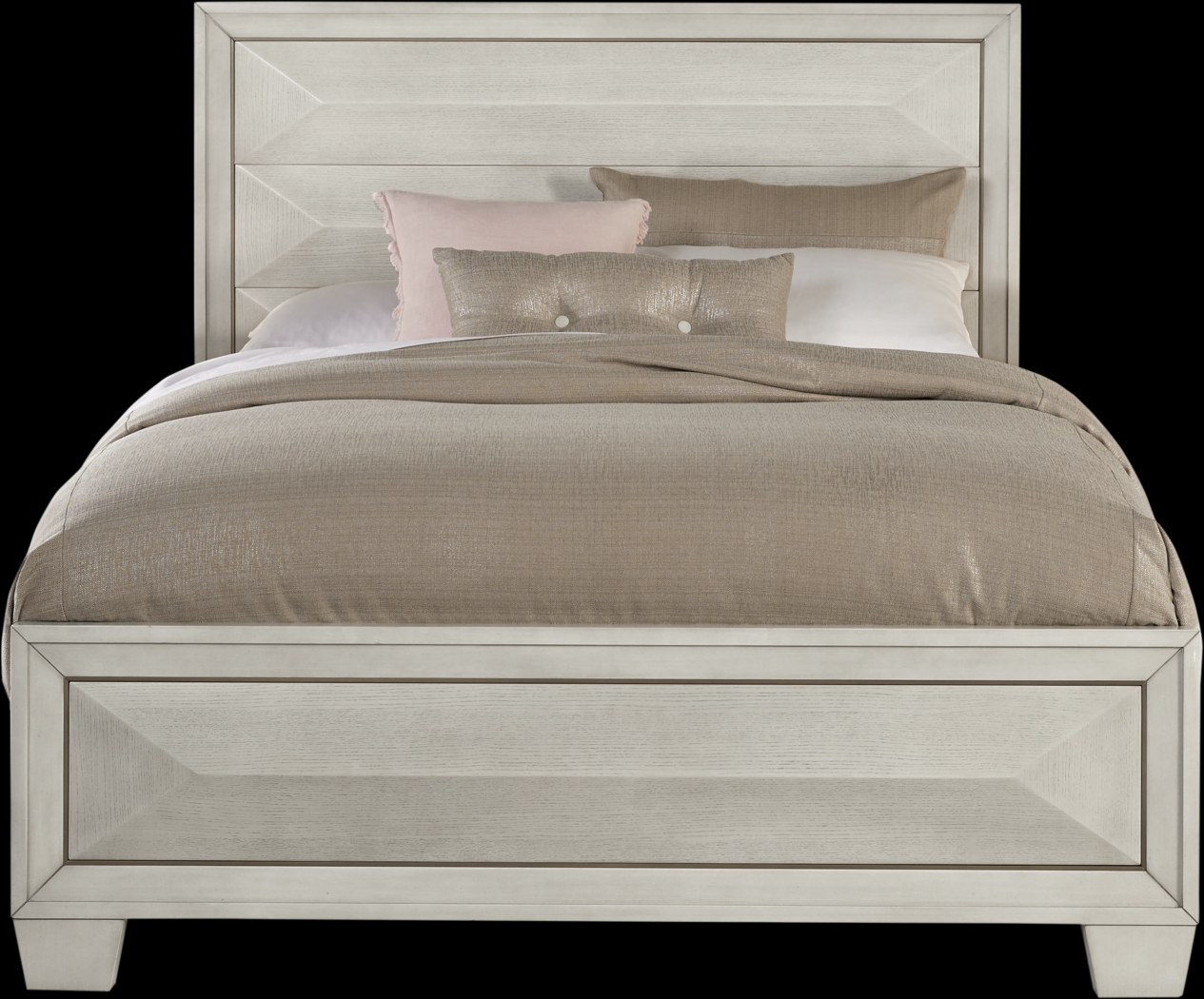 Cambrian Court White 5 Pc King Panel Bedroom - Thumbnail - Image 3