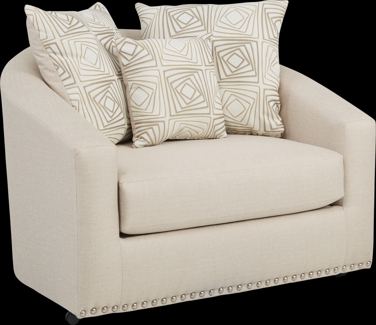 Claremont Beige 6 Pc Sectional Living Room - Thumbnail - Image 4