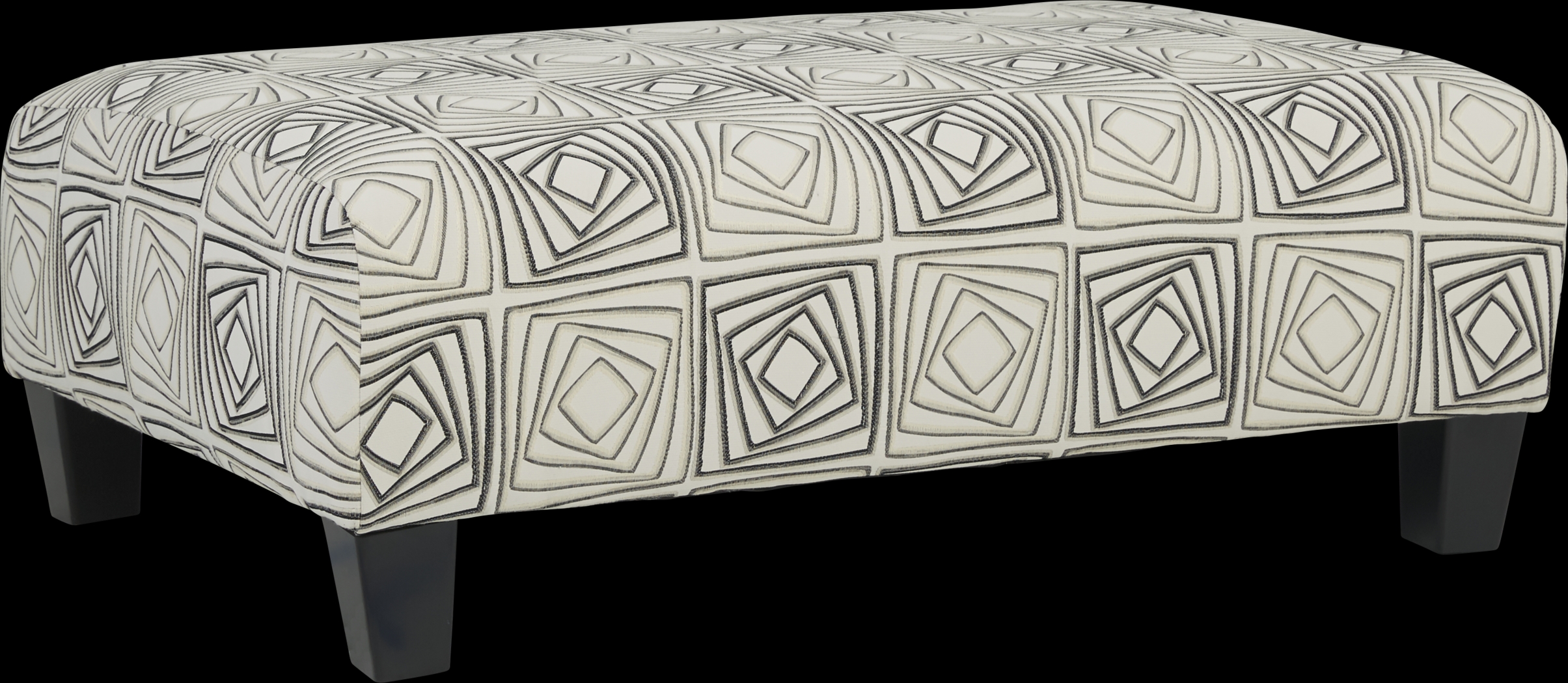 Claremont Gray Cocktail Ottoman - Thumbnail - Image 1