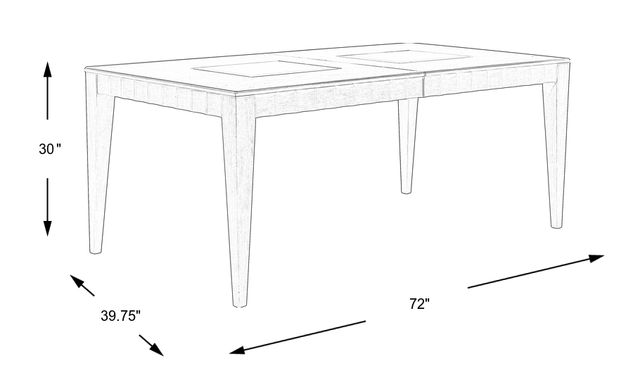 Dimension Image. Please refer to the Dimension Tab on this page for dimension details.