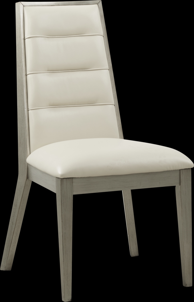 Delanco Pewter Side Chair - Thumbnail - Image 1