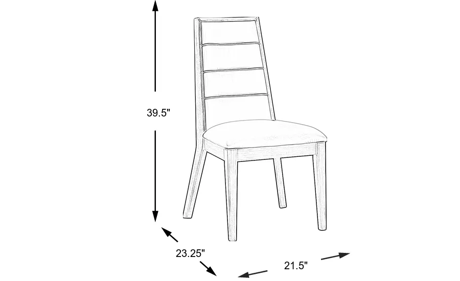 Dimension Image. Please refer to the Dimension Tab on this page for dimension details.