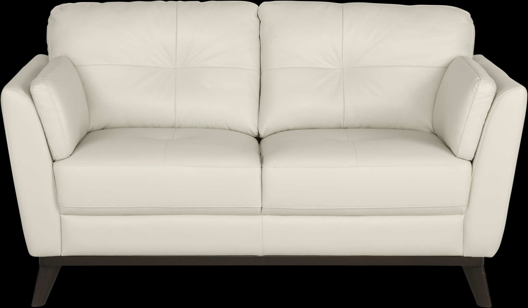 Gabriele Buff Leather Loveseat - Thumbnail - Image 1