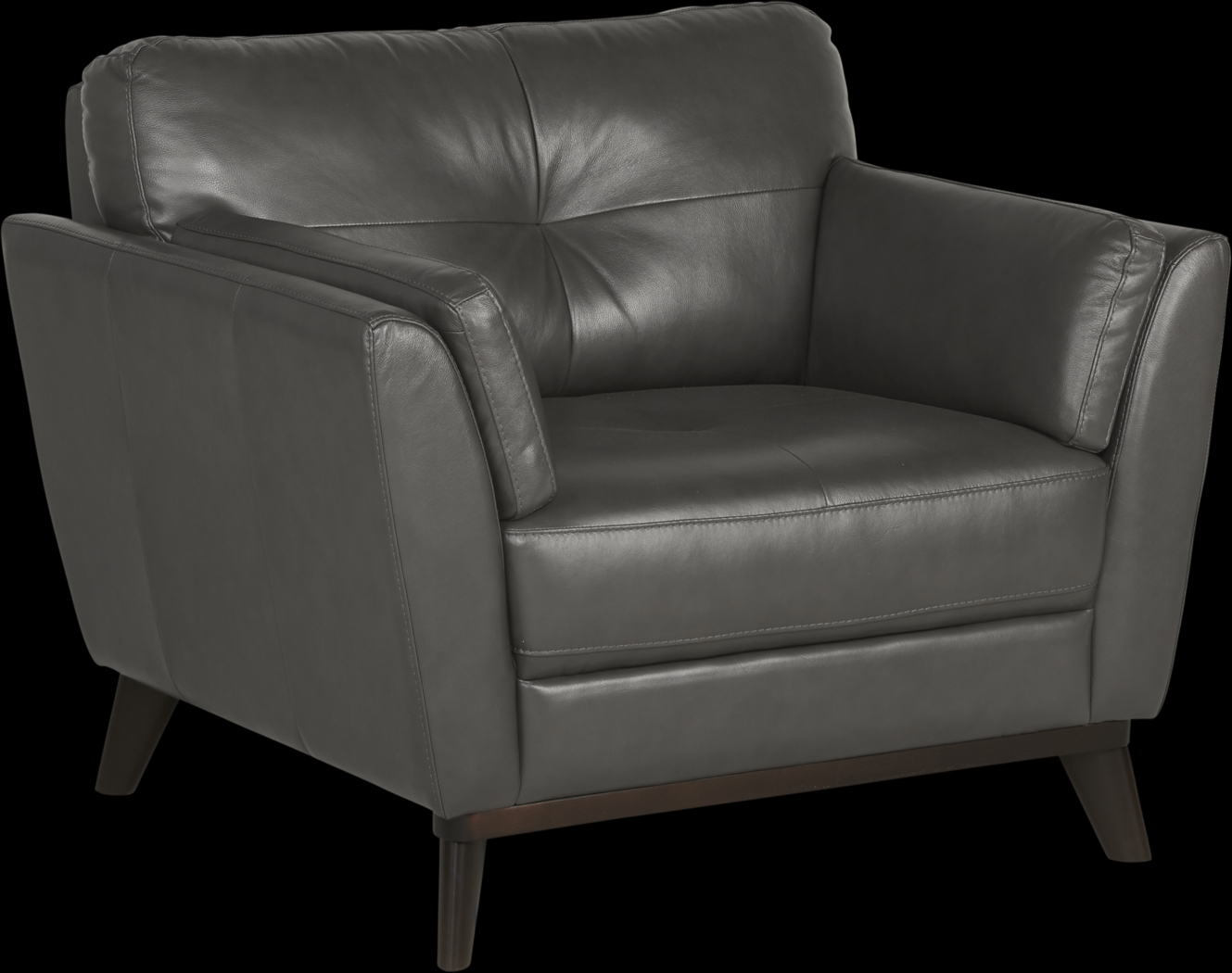 Gabriele Gray 2 Pc Leather Living Room - Thumbnail - Image 3