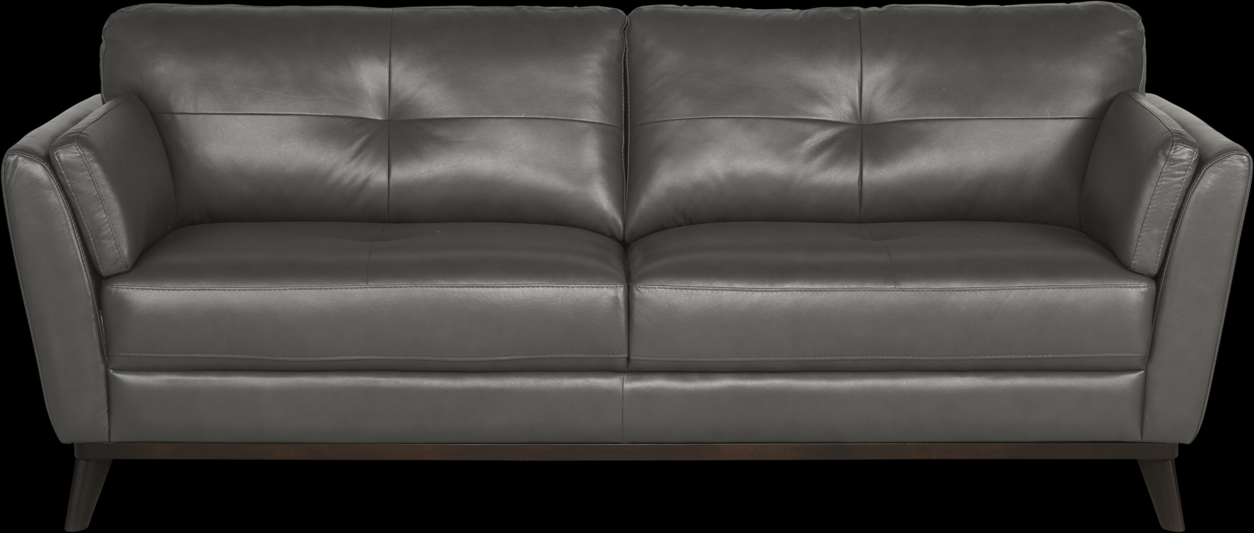 Gabriele Gray 2 Pc Leather Living Room - Thumbnail - Image 2