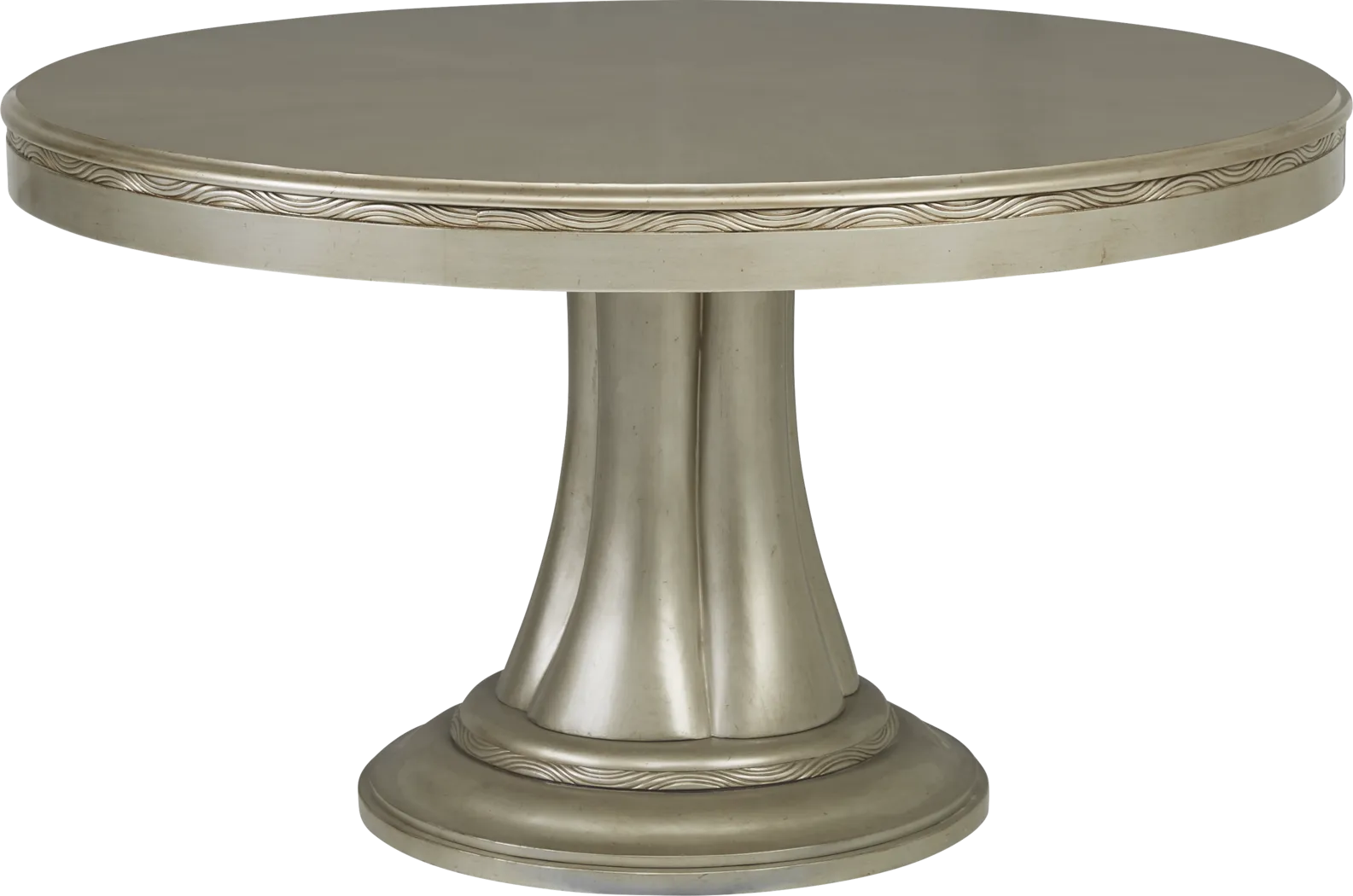 La Reina Silver 7 Pc Round Dining Room - Thumbnail - Image 2