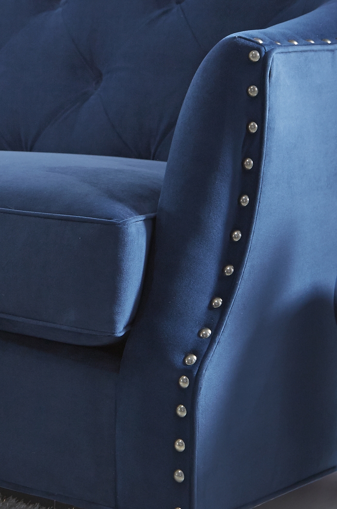 Monaco Court Navy Chair - Thumbnail - Image 2