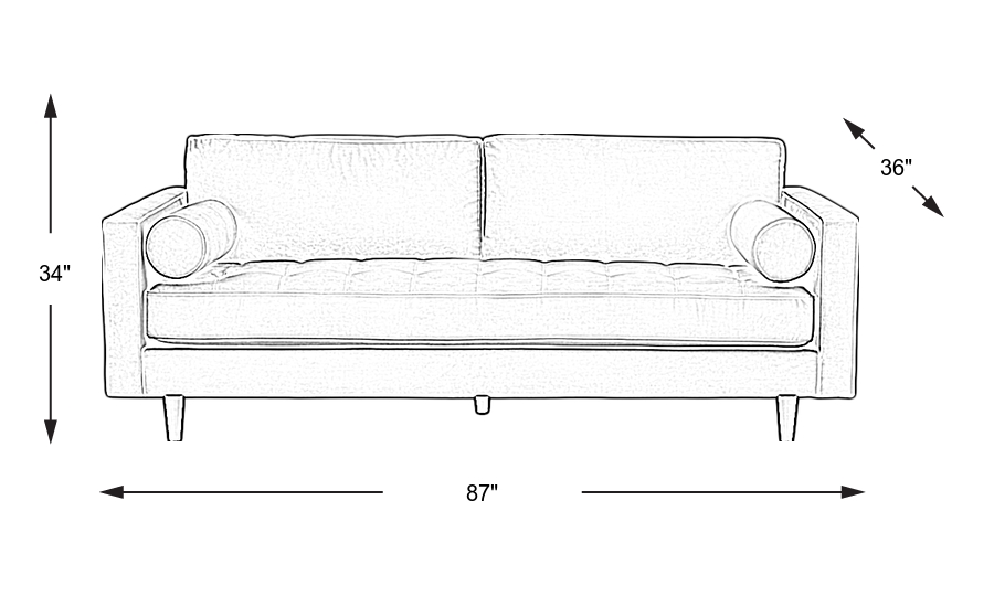 Dimension Image. Please refer to the Dimension Tab on this page for dimension details.