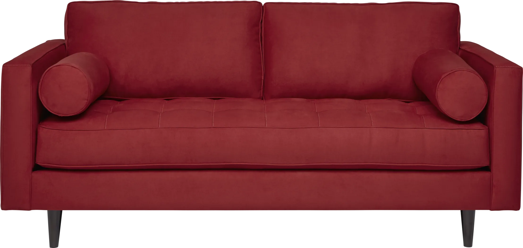 Pacific Palisades Cardinal Microfiber Apartment Sofa - Thumbnail - Image 1