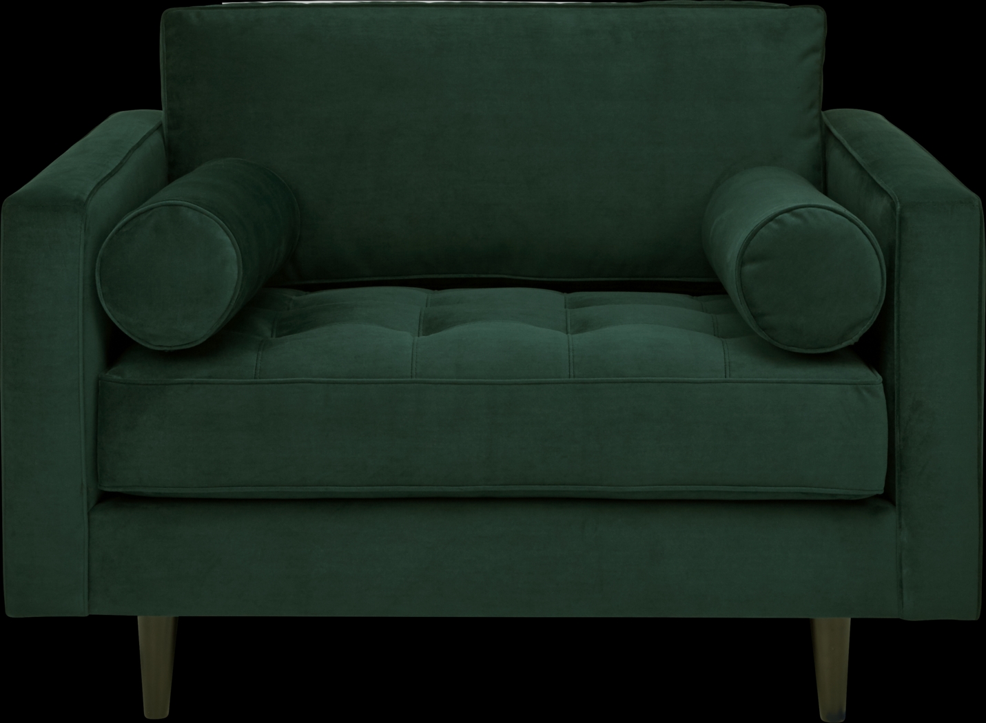 Pacific Palisades Emerald Plush Chair - Thumbnail - Image 4