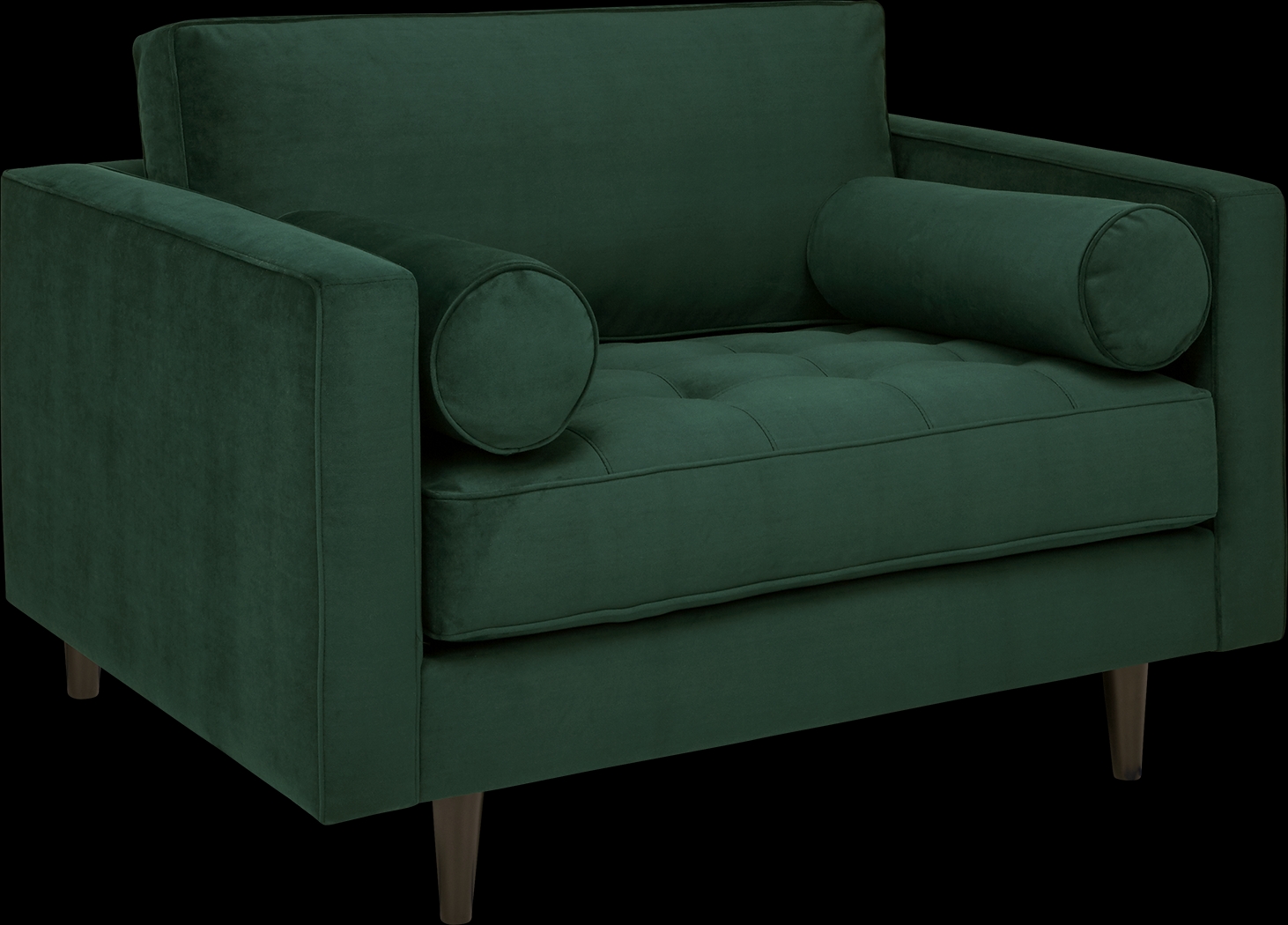 Pacific Palisades Emerald Plush Chair - Thumbnail - Image 1