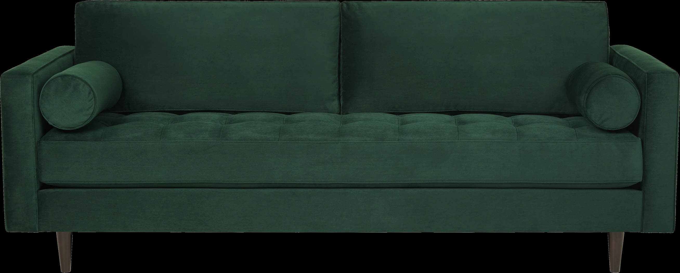 Pacific Palisades Emerald Plush Sofa - Thumbnail - Image 1