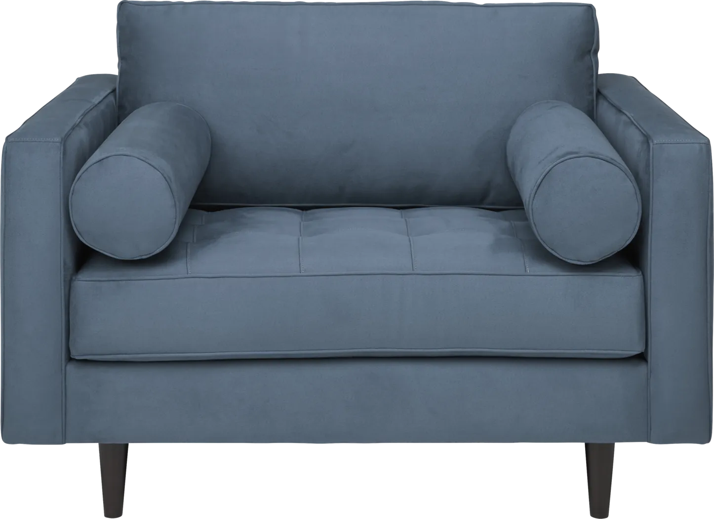 Pacific Palisades Indigo Microfiber Chair - Thumbnail - Image 2