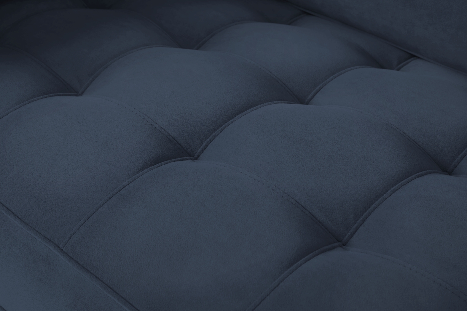 Pacific Palisades Navy Plush Apartment Sofa - Thumbnail - Image 3