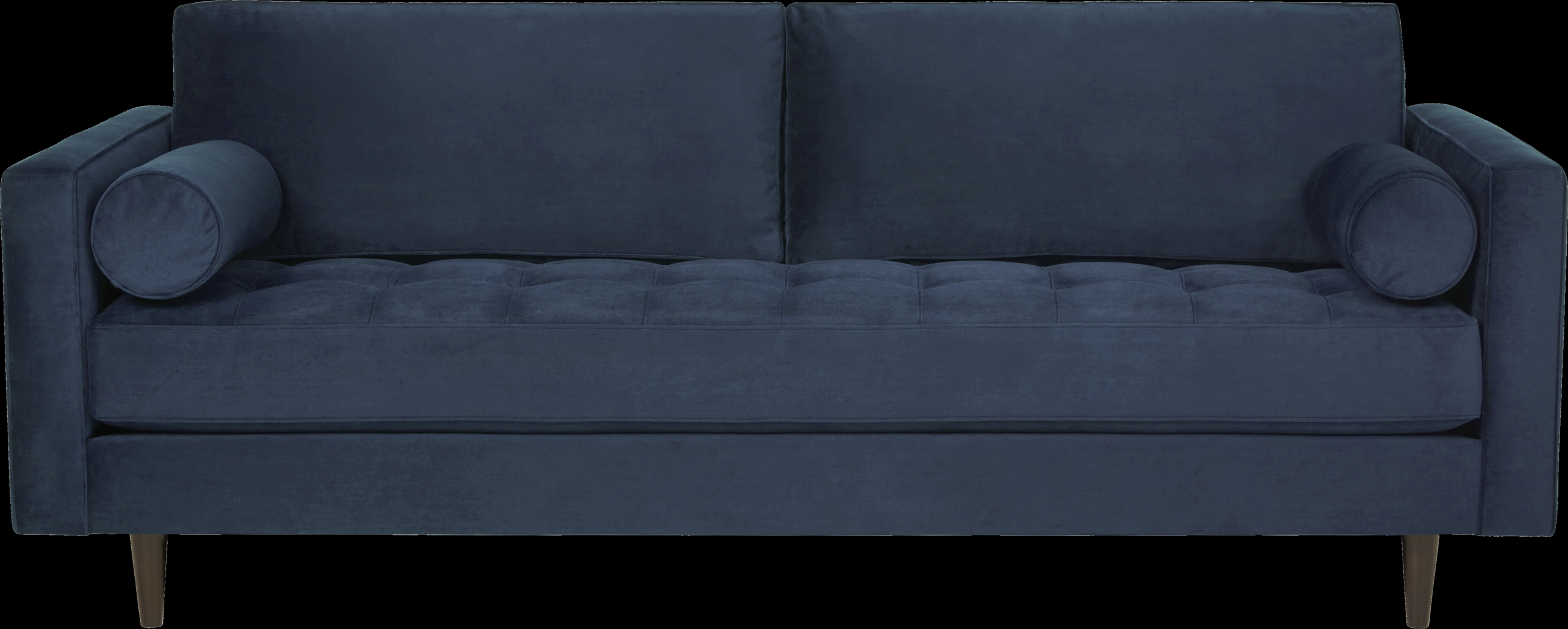 Pacific Palisades Navy Plush Sofa - Thumbnail - Image 1