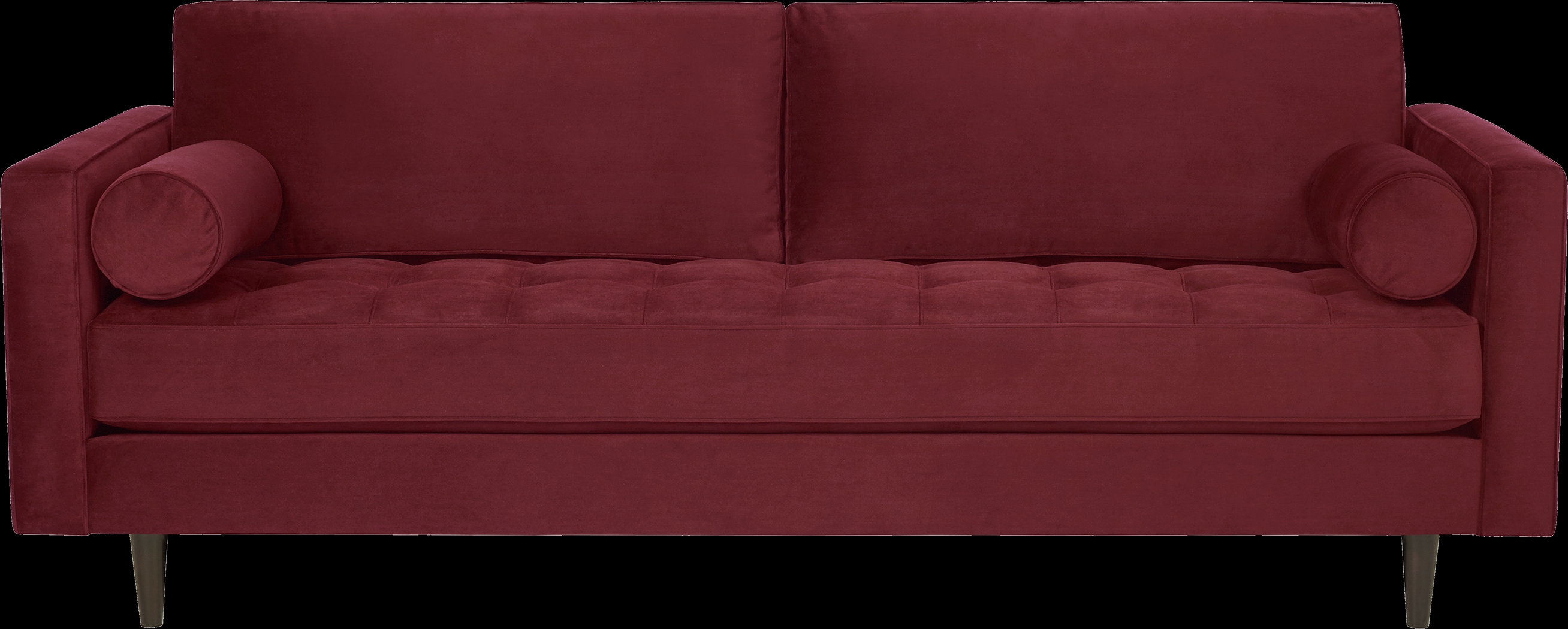 Pacific Palisades Scarlet Plush Sofa - Thumbnail - Image 1
