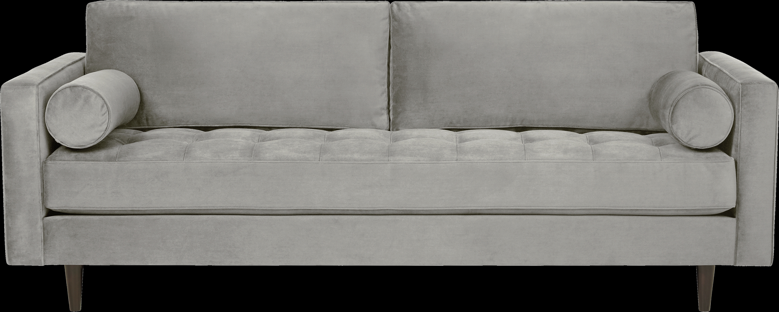 Pacific Palisades Smoke Plush Sofa - Thumbnail - Image 1