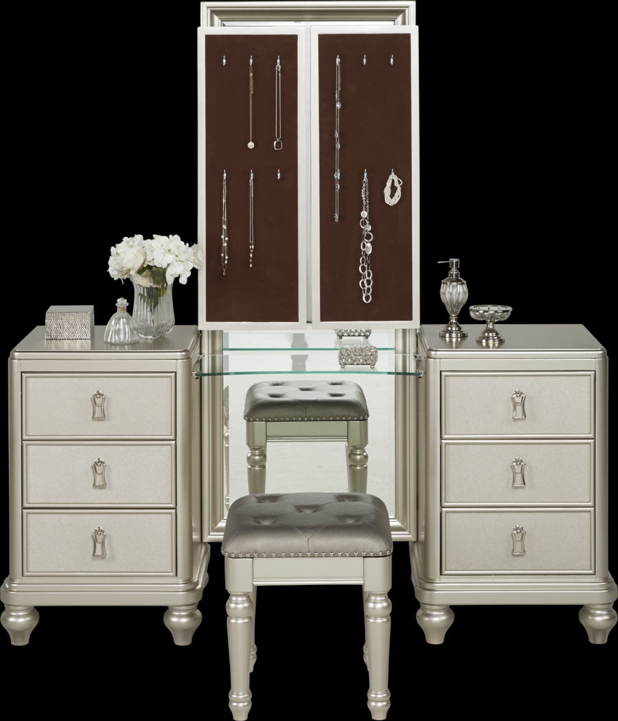 Paris Silver 2 Pc Vanity Set - Thumbnail - Image 3