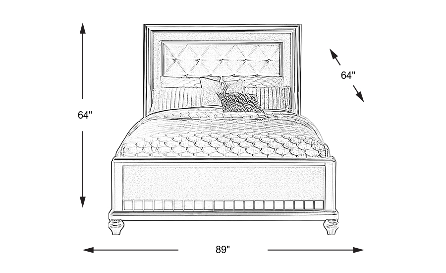 Dimension Image. Please refer to the Dimension Tab on this page for dimension details.